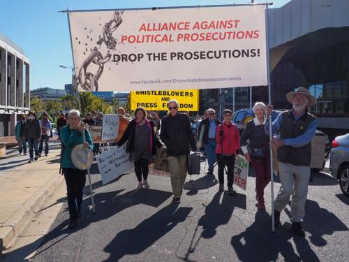 AAPP March at ACT Courts, 17 May 2021